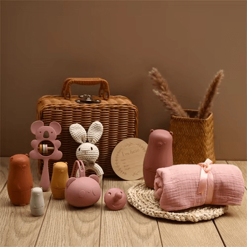 Bunny Basket Gift Set - Baby Mango