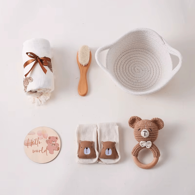 Teddy Organic Baby Gift Set - Baby Mango
