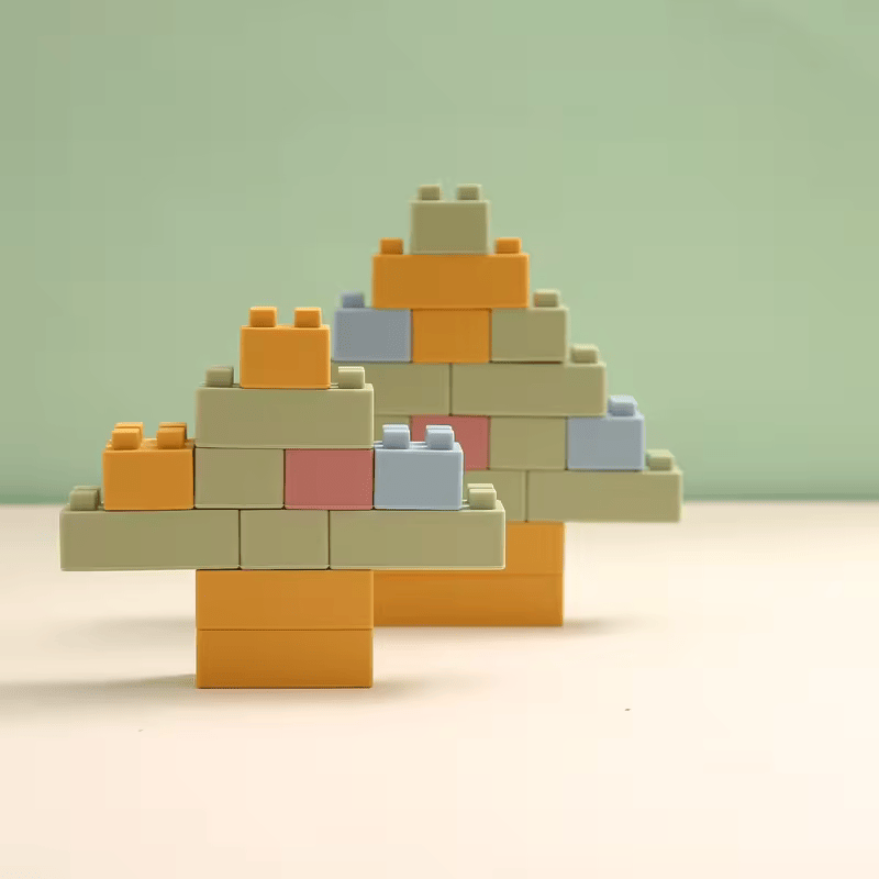 Silicone Building Blocks - Baby Mango