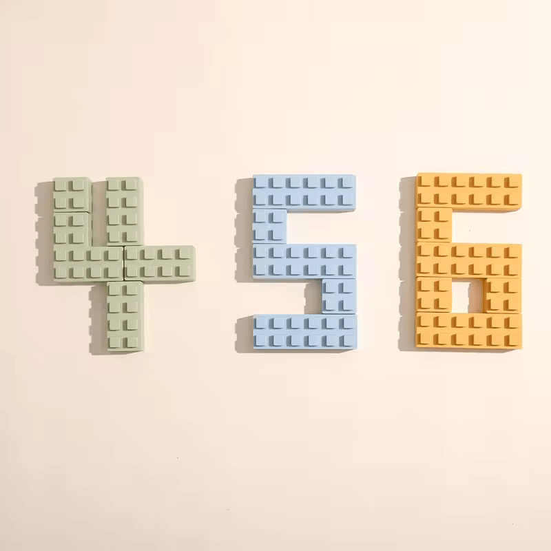 Silicone Building Blocks - Baby Mango