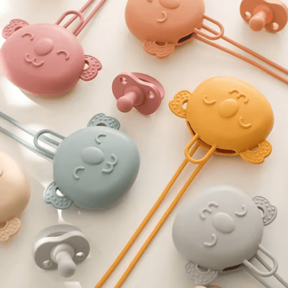 Silicone Koala Pacifier & Case - Baby Mango