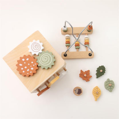 Wooden Activity Cube