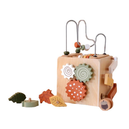 Wooden Activity Cube