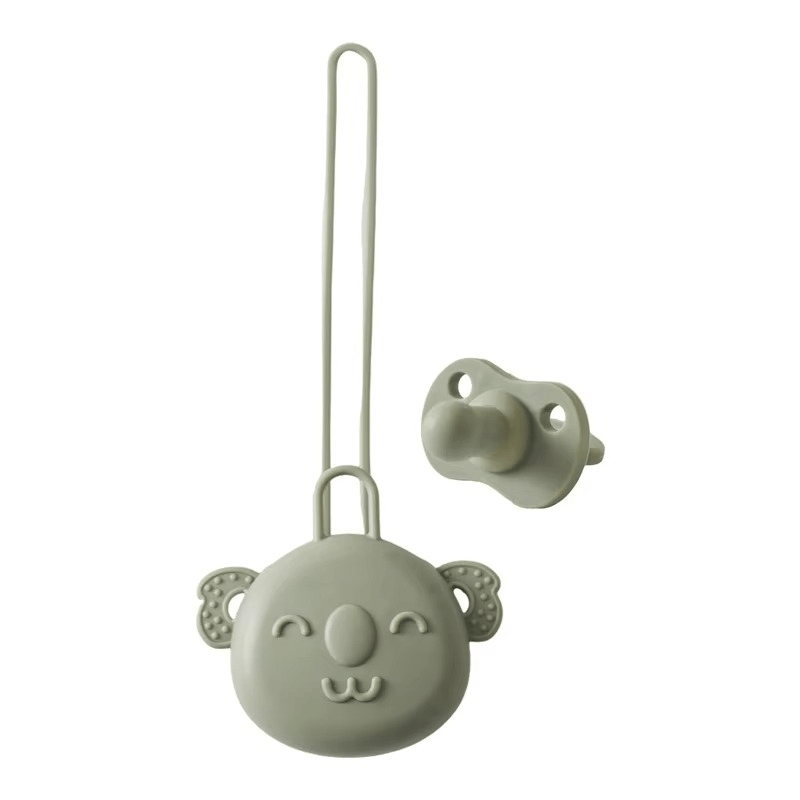 Silicone Koala Pacifier & Case - Baby Mango