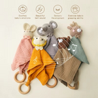 SnuggleRing Comfort Rattles - Baby Mango