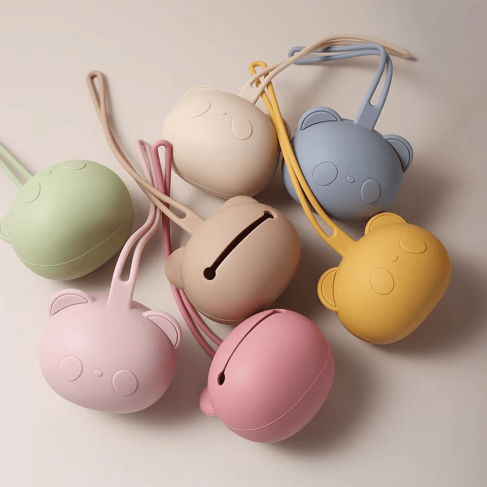 Silicone Panda Pacifier Case - Baby Mango