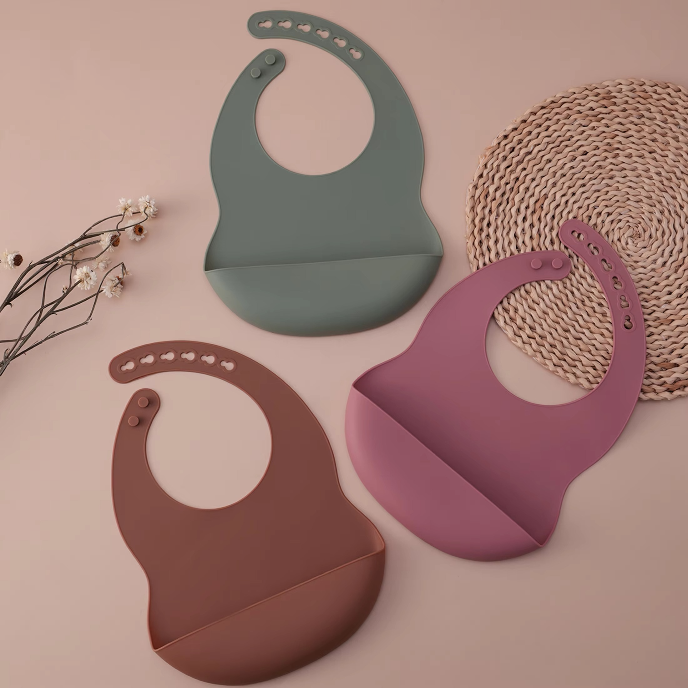 Silicone Bib - Baby Mango